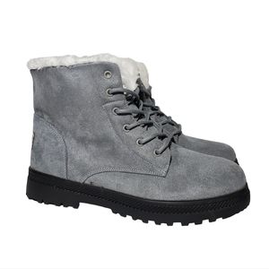 Lace Up Plush Winter Boots Warm Outdoor Snow Boots Fur Lined Women’s EU 41 US 10